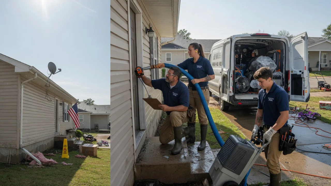 Ceiling Water Damage Restoration in Vernon, IL near me